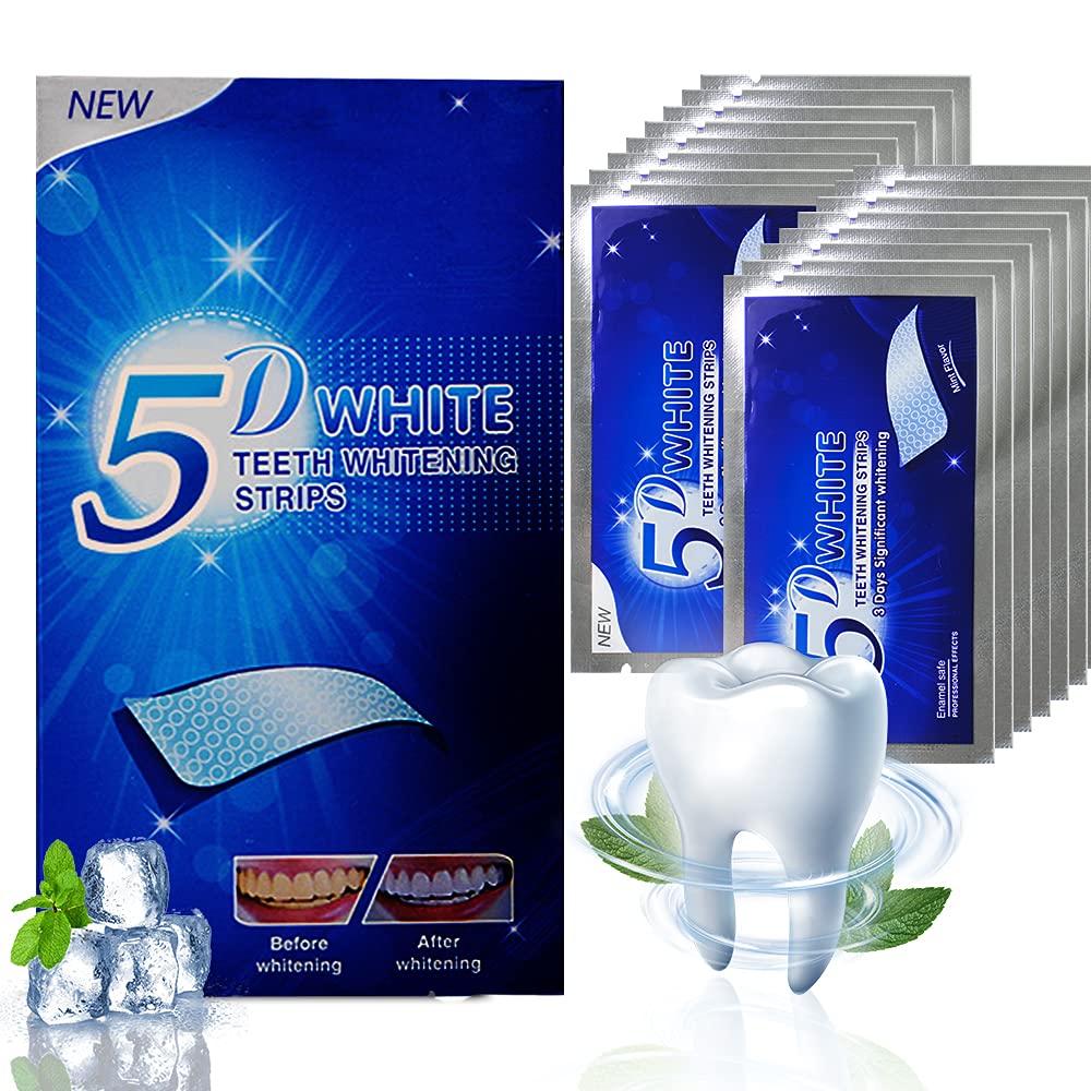 5D TEETH WHITENING STRIPS